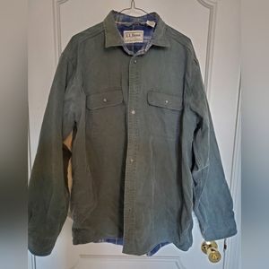 LL Bean Flannel Lined Jacket